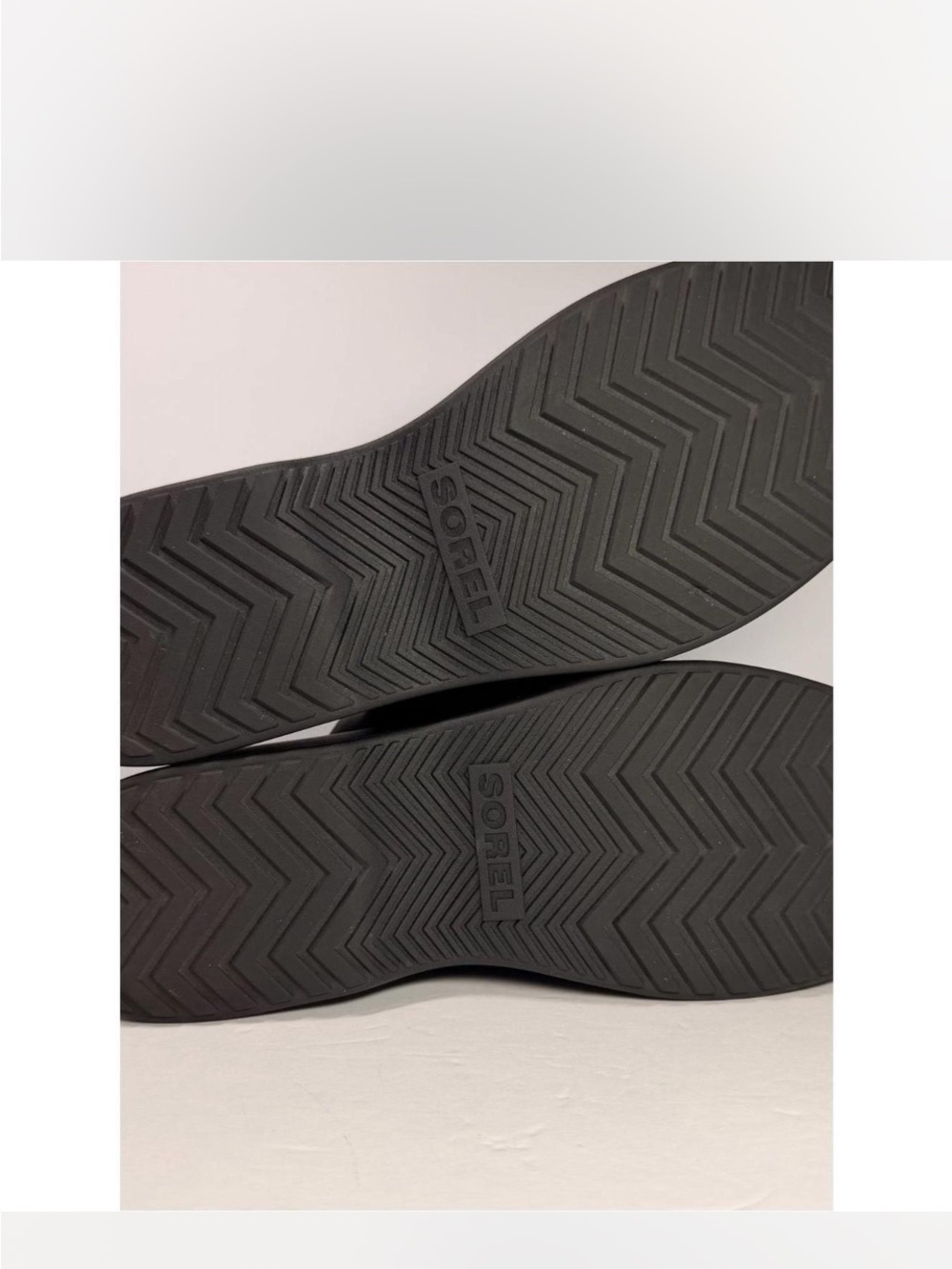 Sorel Black Platform Slide Sandals - Picture 5 of 6
